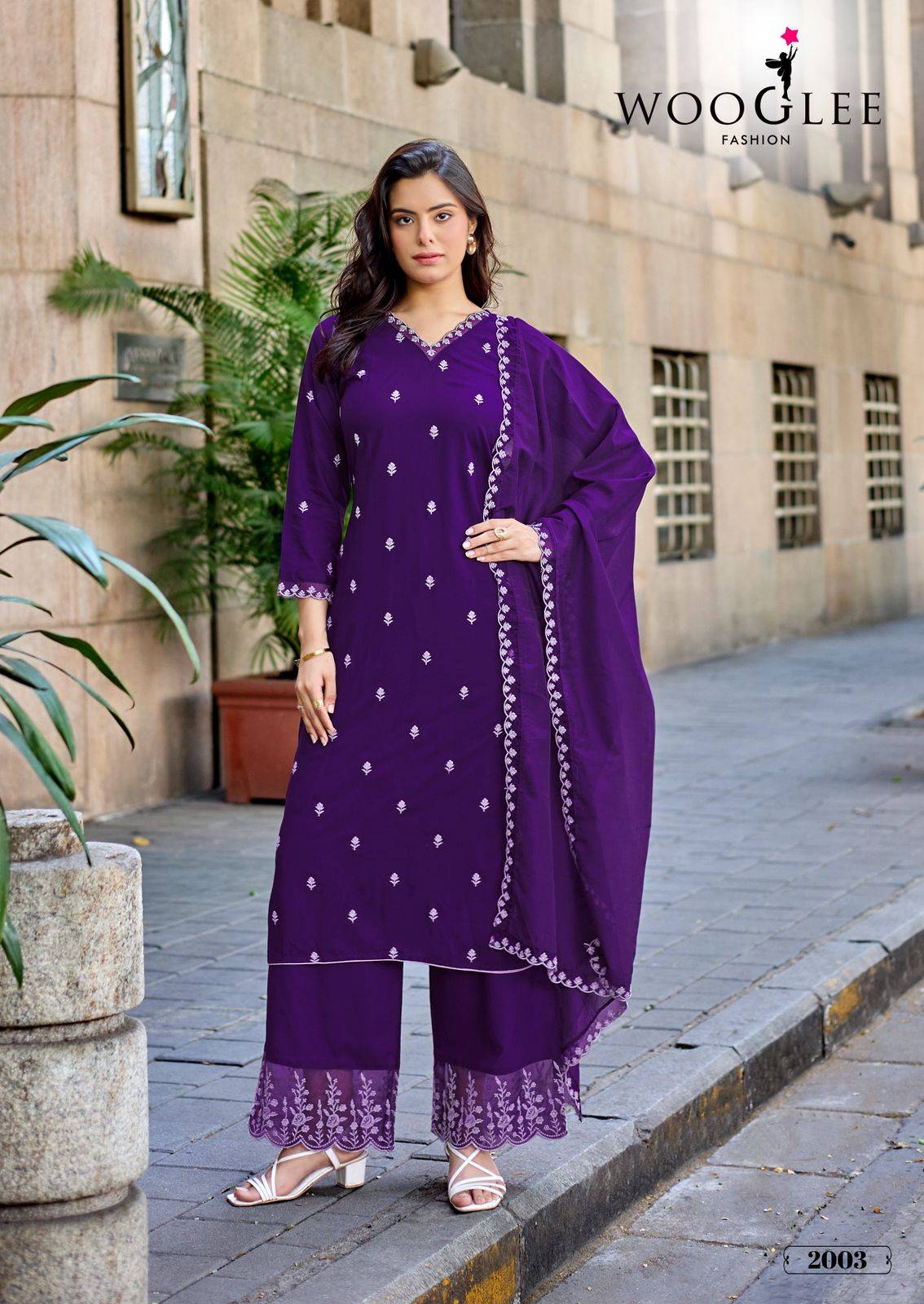 Kalavati By WOOGLEE 2001 To 2004 Series Beautiful Festive Suits Colorful Stylish Fancy Ethnic Wear Heavy Rayon Dresses At Wholesale Price